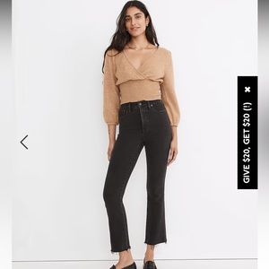 Madewell Cali Demi-Boot Jeans Raw-Hem